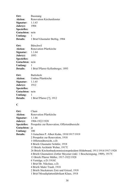 Einleitung und Register zum Nachlass von Pater Albert Kuhn (1839 ...