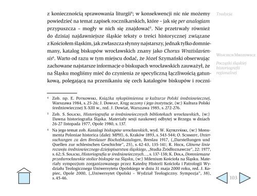 Kronikarz a historyk Atuty i słabości regionalnej historiografii