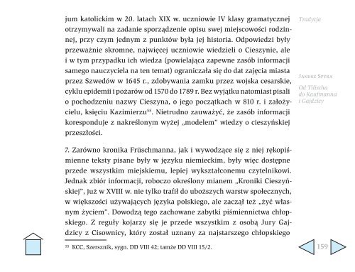 Kronikarz a historyk Atuty i słabości regionalnej historiografii