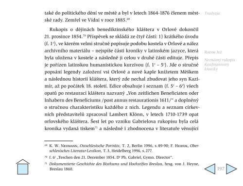 Kronikarz a historyk Atuty i słabości regionalnej historiografii