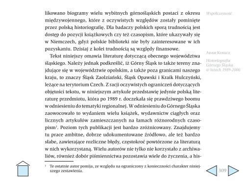 Kronikarz a historyk Atuty i słabości regionalnej historiografii