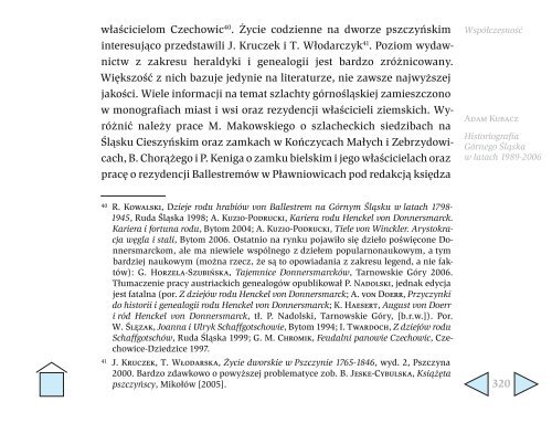 Kronikarz a historyk Atuty i słabości regionalnej historiografii