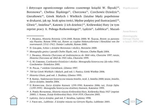 Kronikarz a historyk Atuty i słabości regionalnej historiografii