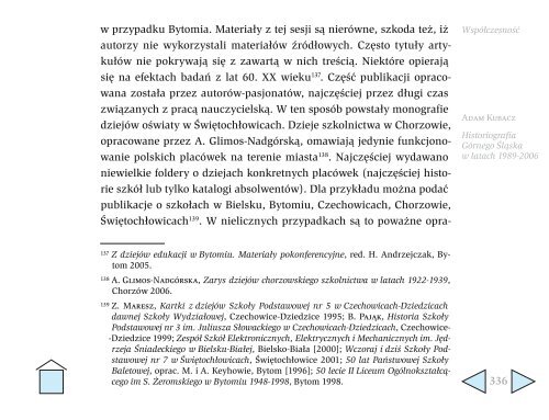 Kronikarz a historyk Atuty i słabości regionalnej historiografii