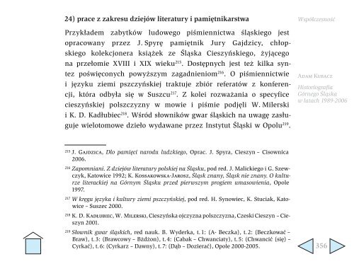 Kronikarz a historyk Atuty i słabości regionalnej historiografii