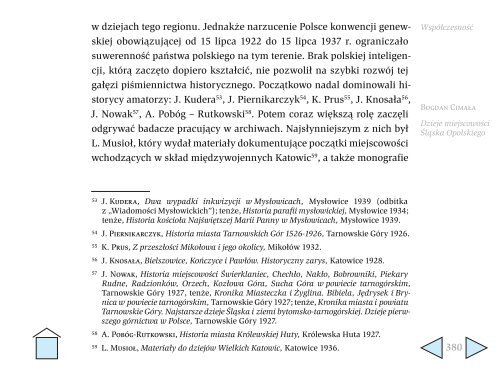 Kronikarz a historyk Atuty i słabości regionalnej historiografii