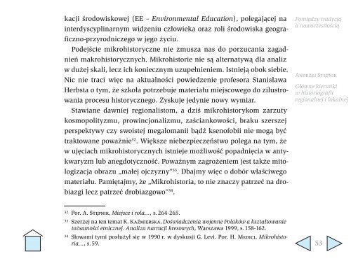 Kronikarz a historyk Atuty i słabości regionalnej historiografii