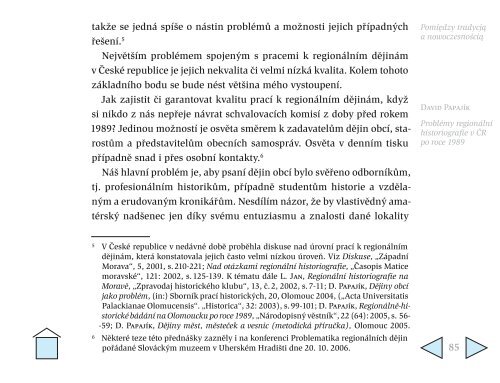 Kronikarz a historyk Atuty i słabości regionalnej historiografii