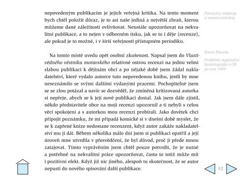 Kronikarz a historyk Atuty i słabości regionalnej historiografii