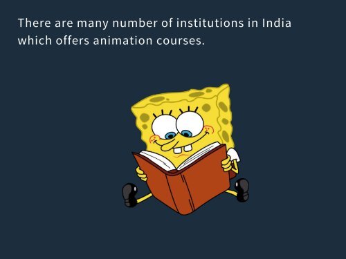 Scope of Animation in India