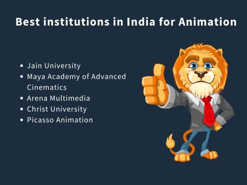 Scope of Animation in India