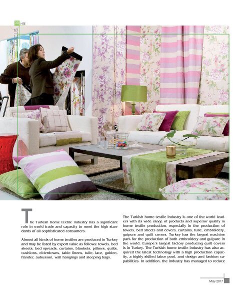 International Home Textile Magazine – May’17