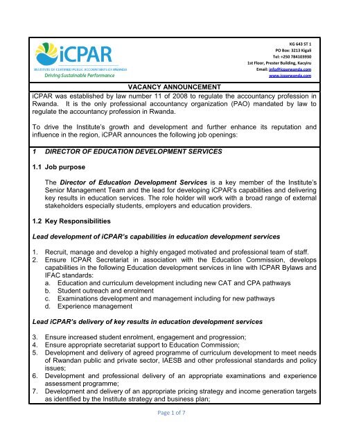 iCPARJobsAdverts-Directors