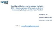 Cloud Optical System and Component Market Growth, Trends, Industry Analysis and Forecast to 2025 |The Insight Partners 