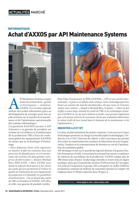 Maintenance & Entreprise n° 644