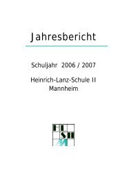 Bericht 21.05.2007 - Heinrich-Lanz-Schule II