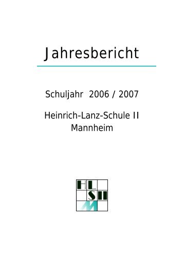 Bericht 21.05.2007 - Heinrich-Lanz-Schule II