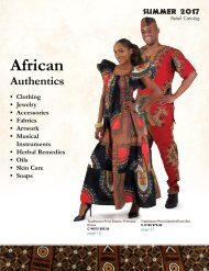 Shades of Africa 2017 Catalog