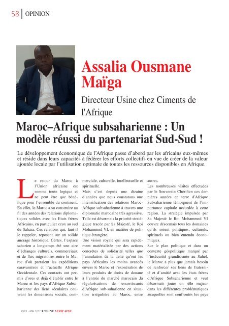 LUsine-Africaine-Magazine-Avril-Mai-2017