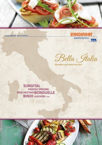 Steidinger Gastro Service – Bella Italia