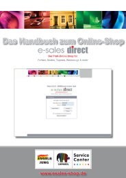 Zum Handbuch e-sales direct - Engel & Jung