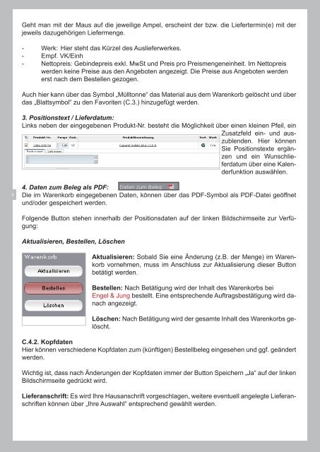 Zum Handbuch e-sales direct - Engel & Jung