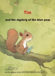 ANGLAIS -  carnet enfant - Tim et le mystère de la patte bleue