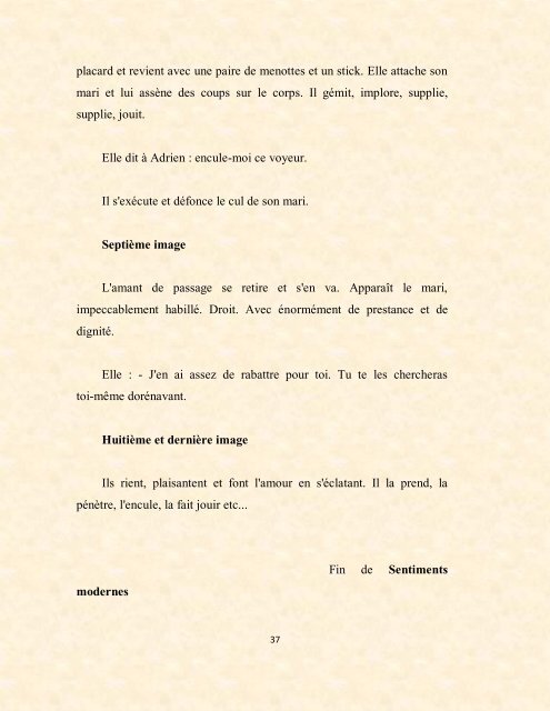 Petites histoires érotiques  45 pages