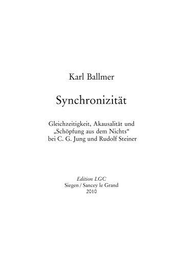 Probeseiten als pdf-Datei - Karl Ballmer bei Edition LGC