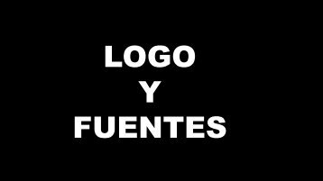 logo y fuentes