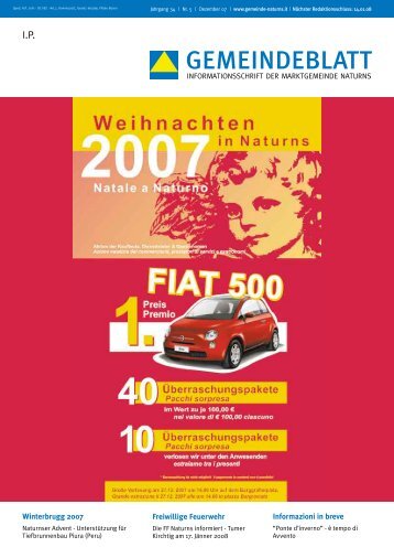 Gemeindeblatt | Dezember 2007 (.pdf | 2,43 MB) (0