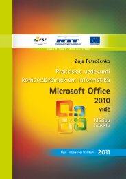 Praktiskie uzdevumi komercdarbiniekiem informātikā Microsoft ...