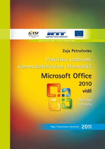 Praktiskie uzdevumi komercdarbiniekiem informātikā Microsoft ...