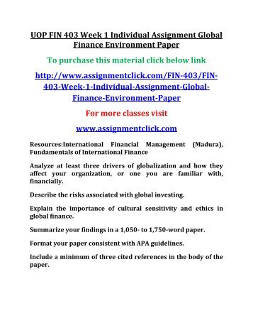 international financial environment essay International financial environment - international finance - quiz, exercises for international finance and trade gandhi institute of technology and management. international financial environment essay International financial environment - international finance - quiz, exercises for international finance and trade gandhi institute of technology and management.