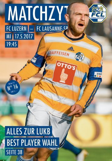 FC LUZERN MATCHZYTIG N°16 16/17 (RSL 33)