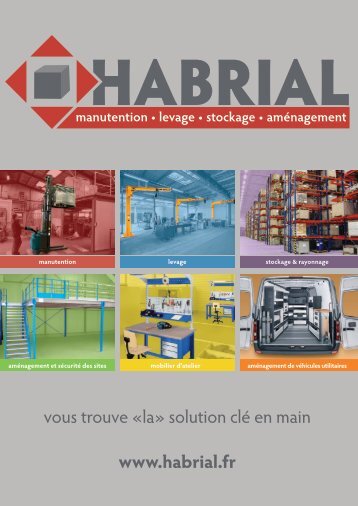 Le catalogue produit Habrial