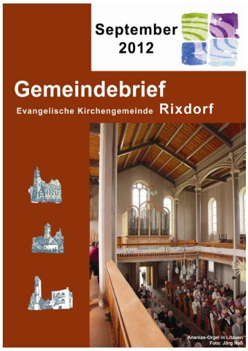 September 2012 - Ev. Kirchengemeinde Rixdorf