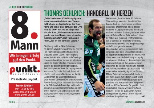 GRÜNWEISS – das Magazin der DHfK-Handballer – Heft 16 – Saison 2016/17