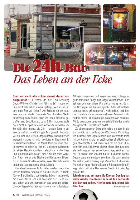 WIP Stadtteil-Magazin Nr. 1/14