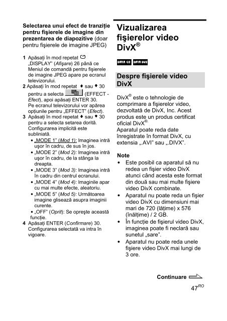 Sony CMT-DH30 - CMT-DH30 Mode d'emploi Roumain