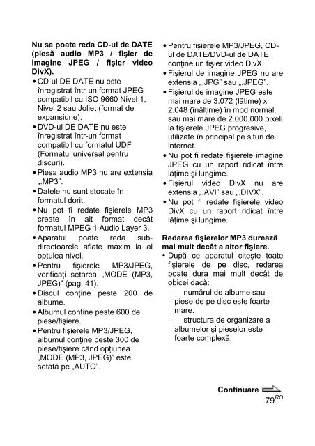 Sony CMT-DH30 - CMT-DH30 Mode d'emploi Roumain