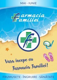 Broșura Farmacia Familiei Mai - Iunie