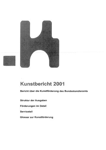 Kunstbericht 2001 (pdf, 13 MB)