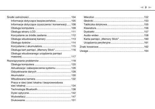 Sony VPCEB3M1R - VPCEB3M1R Mode d'emploi Polonais