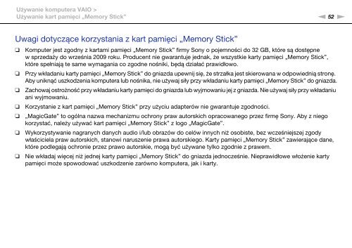 Sony VPCEB3M1R - VPCEB3M1R Mode d'emploi Polonais