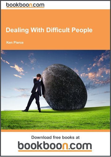 Dealing With Difficult People