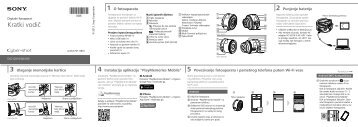 Sony DSC-QX10 - DSC-QX10 Guide de mise en route Croate