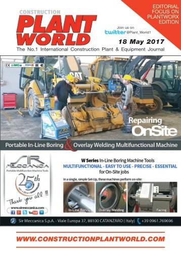 Construction Plant World 18th May 2017