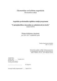 Augstākās profesionālās izglītības studiju programma