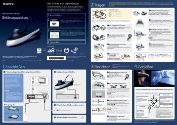 Sony HMZ-T1 - HMZ-T1 Guide de mise en route Allemand